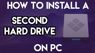 How to Install a Second Hard Drive on Windows 10 [upl. by Agnimod]