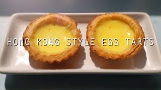 Simple Egg Tarts Easy Recipe Hong Kong Style [upl. by Georgiana]