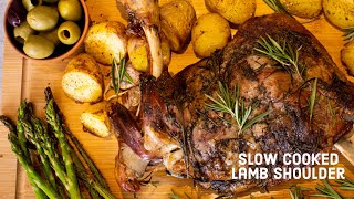 Slow Cooked Rosemary Garlic LAMB SHOULDER  Easy Sunday roast [upl. by Iinden]