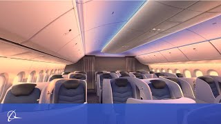 Boeing Cabin Experience  777X and 787 Dreamliner [upl. by Knutson]