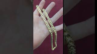 14k gold Franco chain 5mm [upl. by Annaohj]