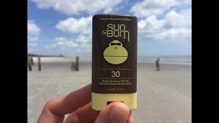 Sun Bum SPF 30 Sunscreen Face Stick Review [upl. by Nostets981]