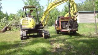 Vermeer Wood Chipper in action [upl. by Joseito984]