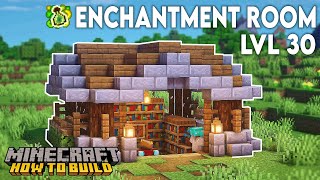 Minecraft How to Build a Enchanting House  Level 30 Enchanting Room [upl. by Elyagiba]