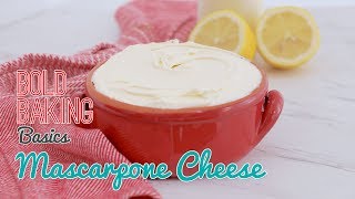 How to make Homemade Mascarpone Italian Cream Cheese Recipe [upl. by Wolfy]