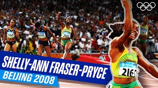 FraserPryces FIRST Olympic Gold 🥇 [upl. by Pillihpnhoj754]