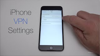 How to setup an iPhone VPN connection [upl. by Primo]