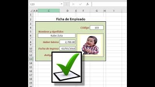 Ficha de Empleado sin macros [upl. by Cory]