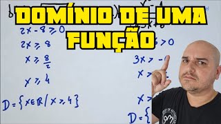 Função 06 Domínio de uma Função [upl. by Nnyladnarb740]