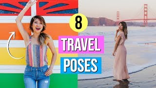 How to Pose for Pictures 8 Travel Pose Ideas for Instagram [upl. by Lauer]