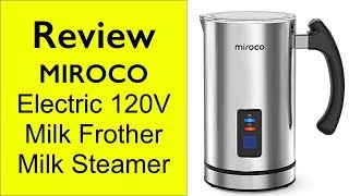 Review Miroco Milk Frother  How to make froth milk at home [upl. by Susej89]