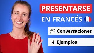 Cómo Presentarse En Francés 🇫🇷 Conversaciones Básicas Ejemplos [upl. by Karney]