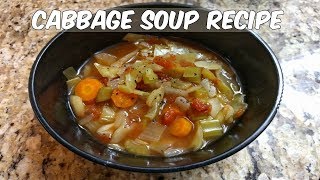 CABBAGE SOUP RECIPE  SLOWCOOKER MEALS [upl. by Fishman875]