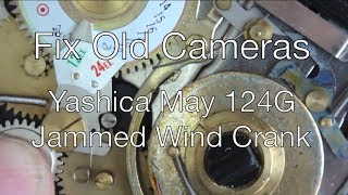 Fix Old Cameras Yashica Mat 124G Wind Crank [upl. by Chemaram]