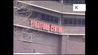 1990s Stratford East London Streets Station [upl. by Burack]