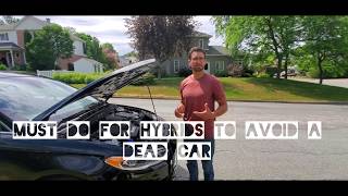 How to charge a Hybrid cars 12 volt Battery [upl. by Liryc]