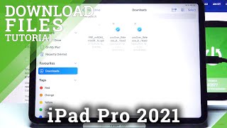 How to Find Downloaded Files in iPad Pro 2021 – Locate Downloaded Files [upl. by Mayeda]