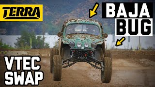 Garage Built VTEC Swapped Baja Bug  BUILT TO DESTROY [upl. by Aicelf9]