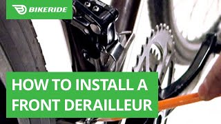 How to Install a Front Derailleur [upl. by Refinnej]