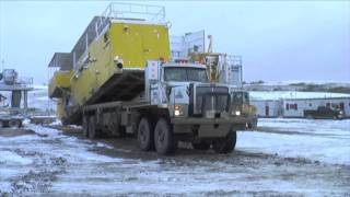 Eagle Drilling Service Rig 1  Rig Move Video [upl. by Asikal]