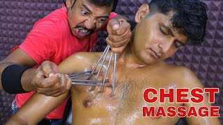 Full Body Oil Massage By Asim Barber  Head Massage amp Neck Cracking  Body Massage ASMR Sound [upl. by Atnamas250]