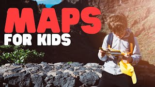 Maps for Kids  Learn how to read a map and other skills in this fun introduction to maps [upl. by Garv]