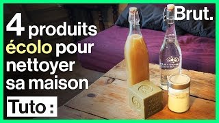 Tuto  4 produits écolo pour nettoyer sa maison [upl. by Ilysa237]