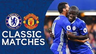 Chelsea 40 Man United  EXTENDED Highlights  Premier League 1617  Chelsea FC [upl. by Ellehcar]