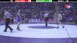 Cadet 126  Armand Molina Firebaugh vs Shayne Oster Junior Porters [upl. by Bihas]