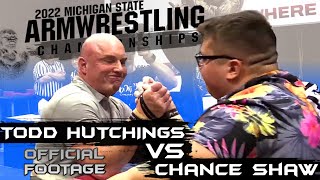 Todd Hutchings vs Chance Shaw OFFICIAL [upl. by Ahsiekrats655]