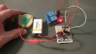 Ultra Sensitive PIEZO VIBRATION SENSOR demo [upl. by Yliram458]