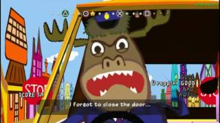 Parappa the Rapper PSP CAR RAP Good rank [upl. by Adnomal]