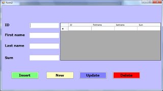 Programming C insert update and delete data in datagridview without using database [upl. by Meerek55]