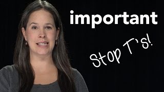 How to Pronounce IMPORTANT  American English [upl. by Godden]