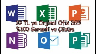 Ofis 365  Orjinal Microsoft Office 365 Etkinleştirme [upl. by Nosnej]