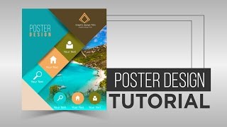 Poster Design Tutorial by using Illustrator [upl. by Notseh]