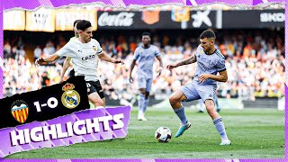 Valencia 10 Real Madrid  HIGHLIGHTS  LaLiga 202223 [upl. by Ajnin]