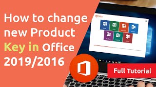 How to change Product Key in Office 20192016 [upl. by Akyssej]