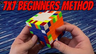 7x7 Rubiks Cube Tutorial FOR BEGINNERS [upl. by Rowland]