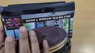 How to Soundproof a Room Door Window quotSoundproofing Tapequot [upl. by Namron]