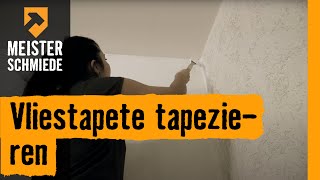 Vliestapete tapezieren Planung amp Untergrundvorbereitung  HORNBACH Meisterschmiede [upl. by Jamey]