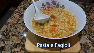 Italian Grandma Makes Pasta e Fagioli  Beans 3 Ways [upl. by Gerdeen]