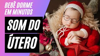 Som do Utero Materno para bebe dormir  Tela Preta [upl. by Haroun]