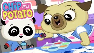 Chip and Potato  A Playdate at Nicos  Cartoons For Kids  Watch More on Netflix [upl. by Suirtemid]