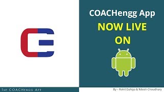 COACHengg App for IIT JEE NEET and CBSE is now live on Android [upl. by Kalina]