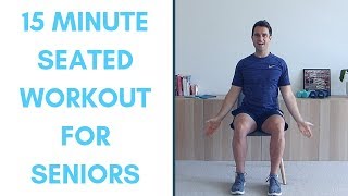 15Minute Easy Seated Workout for Seniors [upl. by Eirok]