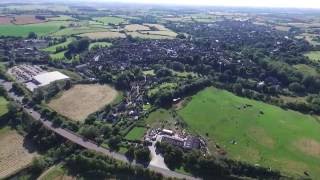 Malmesbury from the bypass July 2016 [upl. by Pitchford]