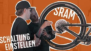 How to Schaltung einstellen  SRAM Eagle [upl. by Sremlahc621]