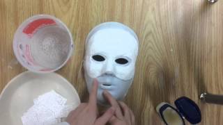 Tutoriel Comment Faire Un Masque En Bandelettes De Plâtre [upl. by Radloff694]