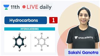 Hydrocarbons  Organic Chemistry  L1  Class 11 Chemistry  Sakshi Ganotra [upl. by Ecneps110]